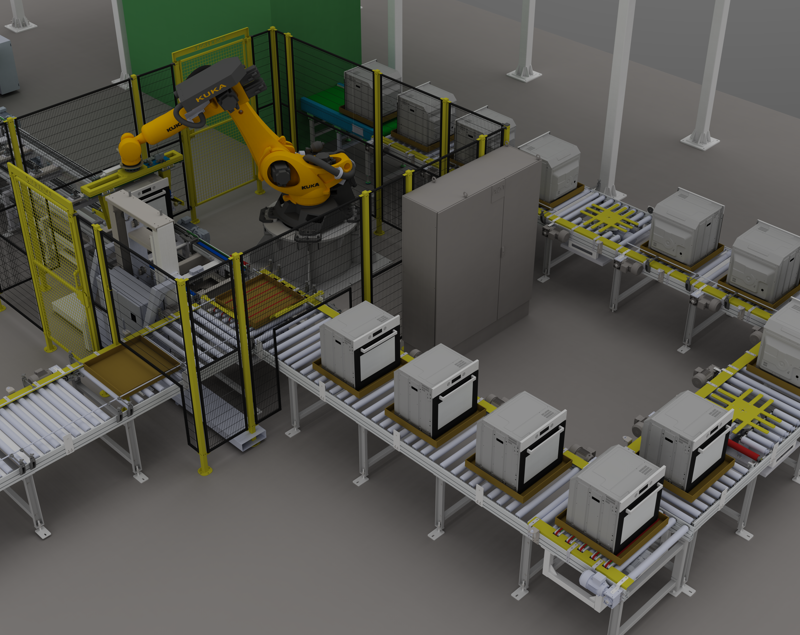 Built-in Oven Production Montage Line